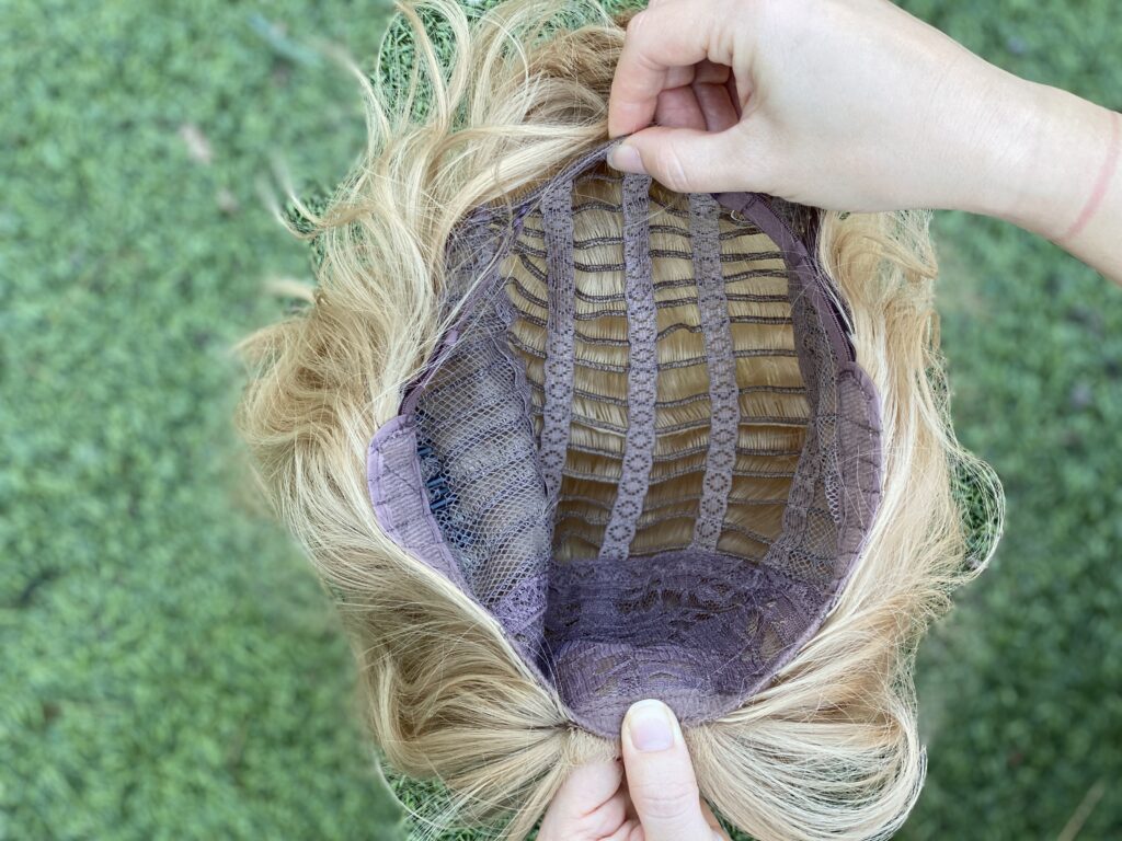 inside of the wig