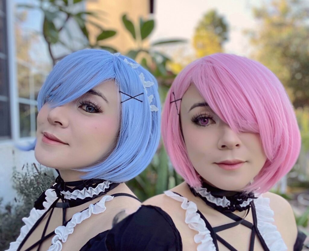 Basic Cosplay Makeup for Rem and Ram